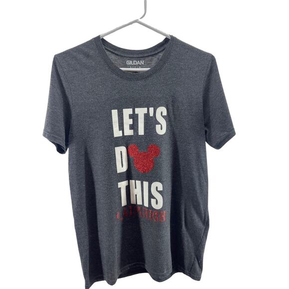 Gildan Tops - Gildan Disney Mickey Mouse Lets Do This Graphic T-Shirt Women's Size Small